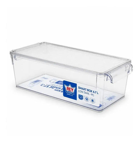 Smart Box 4.7 L con Tapa Transparente Reyplast - imagen 2