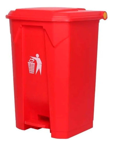 Contenedor Basurero Papelera Pedal 30 Litros Colores