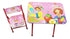 Mesa + Silla Plegables Infantiles Niña Y Niño Set Escritorio