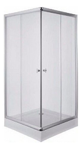 Shower Door Y Receptaculo 90x90x195 Transparente