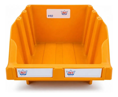 Organizatodo Apilable #40 Reyplast Amarillo - imagen 2