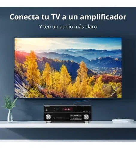 Cable De Audio Blindado Rca Macho Macho Ugreen De 1,5 M