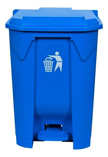 Contenedor Basurero Papelera Pedal 30 Litros Colores