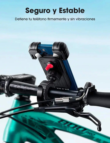 Soporte De Celular Para Manillar De Motocicleta O Bicicleta Ugreen Negro