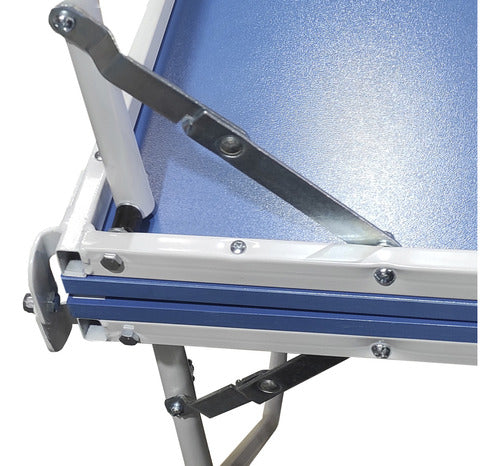 Mesa De Ping Pong Agm Junior Fabricada En Mdf Color Azul