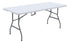 Mesa Plegable  180cz Plástico Cúbico Blanco