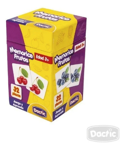 Juego Didáctico Memorice Frutas , Dactic