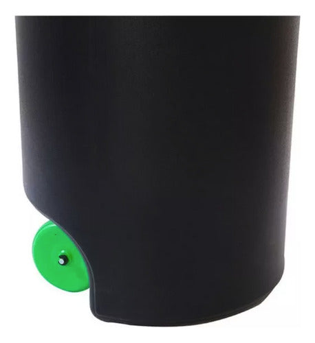 Basurero Tacho Plastico 75 Litros Wenco Con Ruedas
