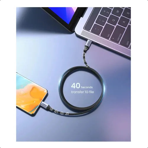 Cable Usb C A C Ugreen De Carga Rápida 240w Para Macbook Pro Y iPad Plateado