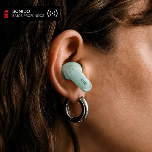 Audifonos Bluetooth Inalambricos Blik Air500 Verde - imagen 4