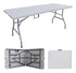 Mesa Plegable  180cz Plástico Cúbico Blanco