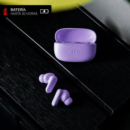 Audifonos Bluetooth Inalambricos Blik Air500 Lila - imagen 5
