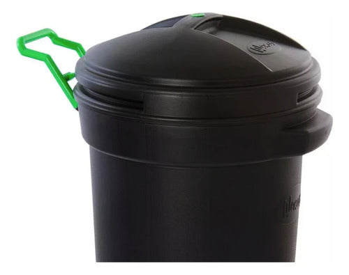 Basurero Tacho Plastico 75 Litros Wenco Con Ruedas