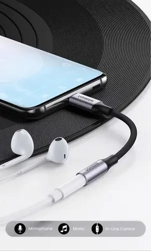 Cable USB-c UGREEN Av161 con Entrada USB Tipo C Salida Auxiliar 3.5mm - imagen 7