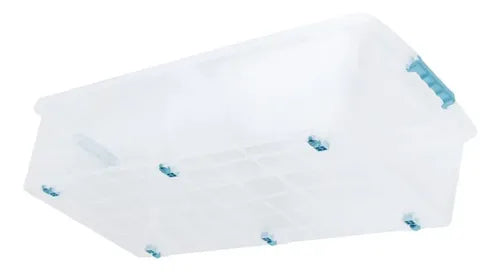 Reyplast Bajo Cama Transparente Broches Azules con Ruedas - imagen 6