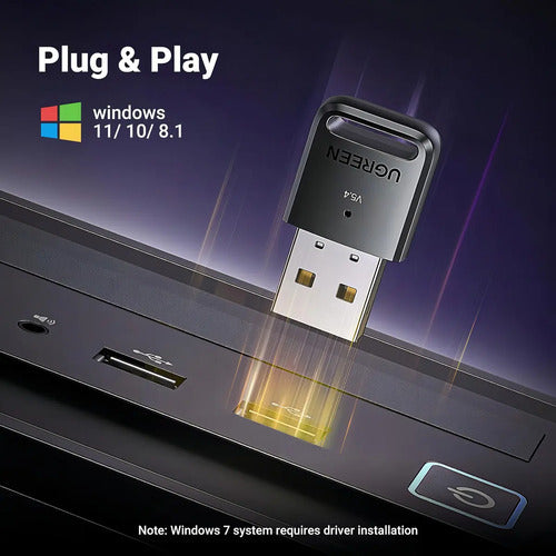 Adaptador Ugreen Usb Bluetooth 5.4 Para Computador