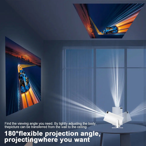 Proyector Ledstar Hy300 Portatil Homecinema 200lm Blanco 110v/220v