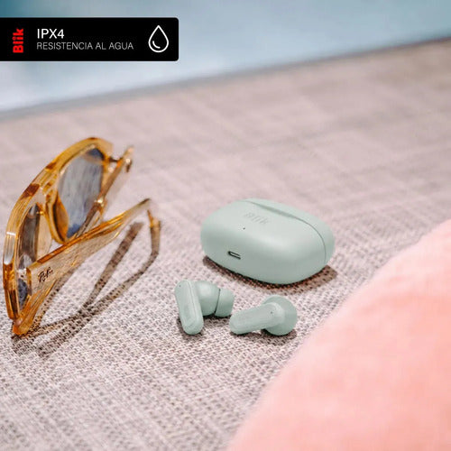 Audifonos Bluetooth Inalambricos Blik Air500 Verde - imagen 6