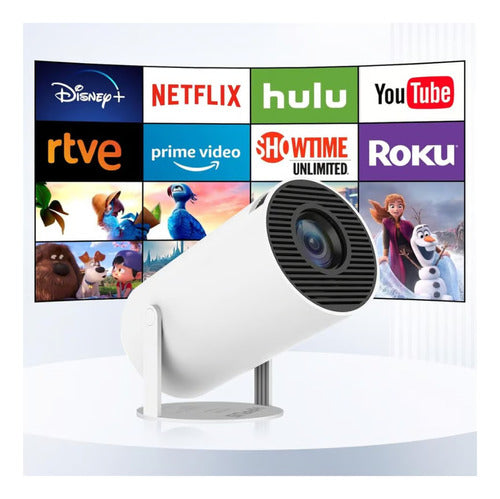 Proyector Ledstar Hy300 Portatil Homecinema 200lm Blanco 110v/220v