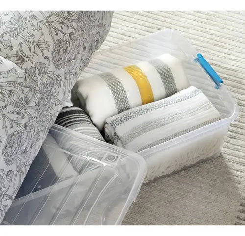 Reyplast Bajo Cama Transparente Broches Azules con Ruedas - imagen 4