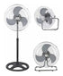 Ventilador 3 En 1 De Pie Turbo Pared 3 Aspas