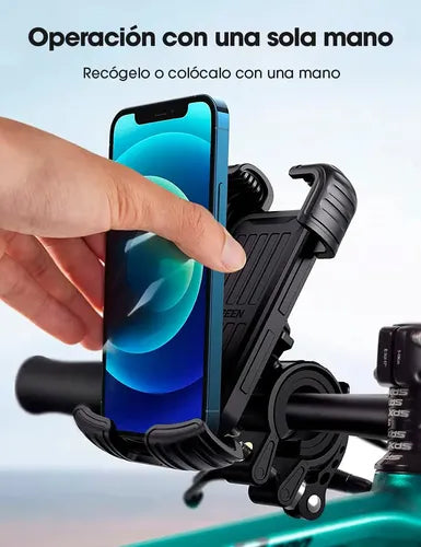 Soporte De Celular Para Manillar De Motocicleta O Bicicleta Ugreen Negro