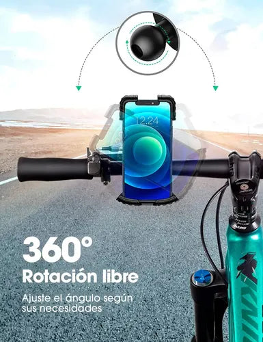 Soporte De Celular Para Manillar De Motocicleta O Bicicleta Ugreen Negro