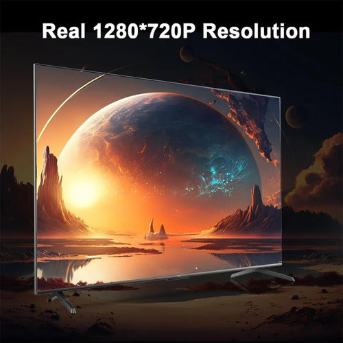 Proyector Ledstar Hy300 Portatil Homecinema 200lm Blanco 110v/220v