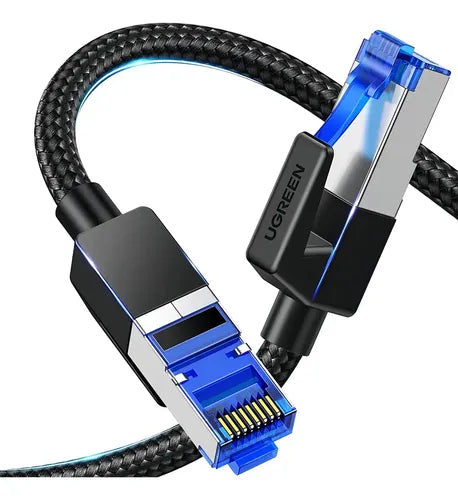 Cable de Red Cat8 F/ftp de 15 Metros (40gbps) Trenzado Negro UGREEN Nw153 - imagen 3