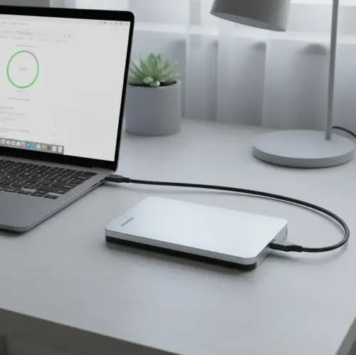 Cofre 3.0 Disco Duro 2.5inch Usb-c / Usb-a 6tb Max Aluminio Gris