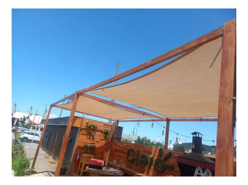 Toldo Vela 4x3, Color Beige