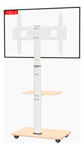 Soporte Tv Con Ruedas 32 - 70 Pulgadas 60kg