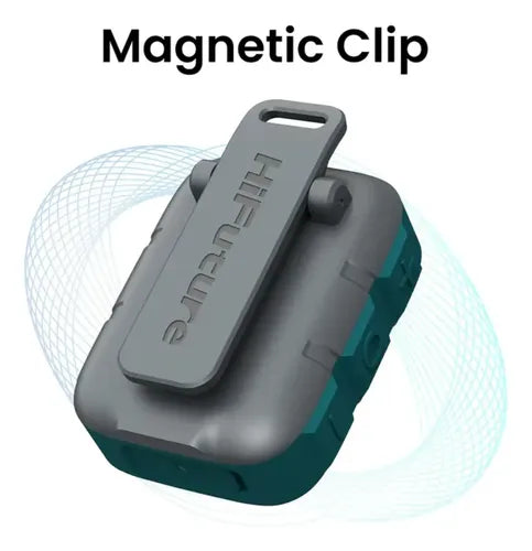 Parlante Inalámbrico Portátil Hifuture Pocket S C/clip Gris Verde Claro