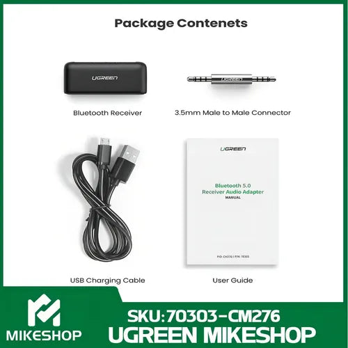 Adaptador Plug Aux 3.5mm a Hembra UGREEN 70303 - imagen 10