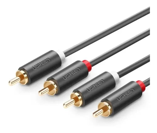 Cable de Audio M/m 2rca/2rca 3m Negro UGREEN Av104 - imagen 3