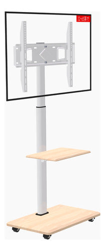 Soporte Tv Con Ruedas 32 - 70 Pulgadas 60kg