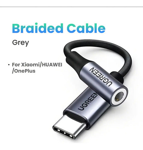 Cable USB-c UGREEN Av161 con Entrada USB Tipo C Salida Auxiliar 3.5mm - imagen 10