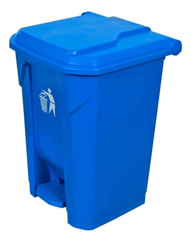 Contenedor Basurero Papelera Pedal 30 Litros Colores