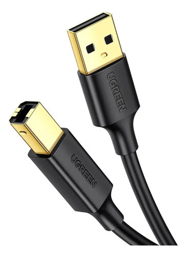 Cable de Datos para Impresora USB 2.0 A/b 3 Metros UGREEN Us135 Negro - imagen 10