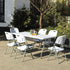 Mesa Plegable  180cz Plástico Cúbico Blanco