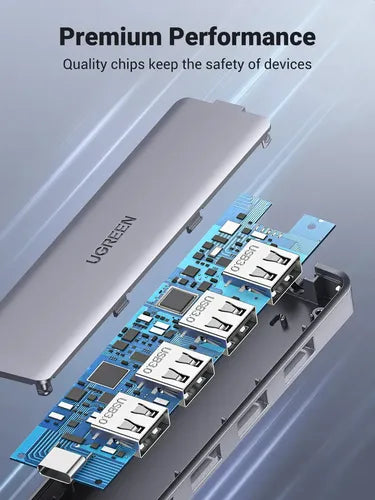 Hub USB C de 4 Puertos USB 3.0 con Carga Micro USB 5v UGREEN - imagen 8