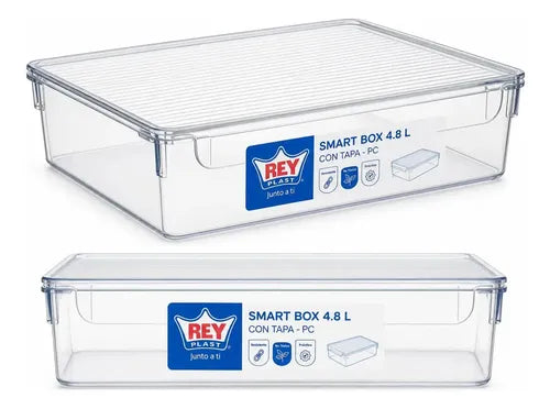 Smart Box 4.8 L con Tapa Transparente Reyplast - imagen 3