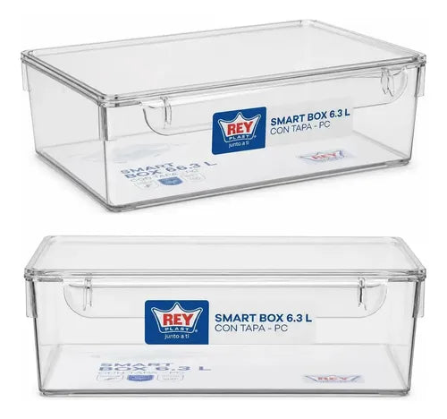 Smart Box 6.3 L con Tapa Transparente Reyplast - imagen 3