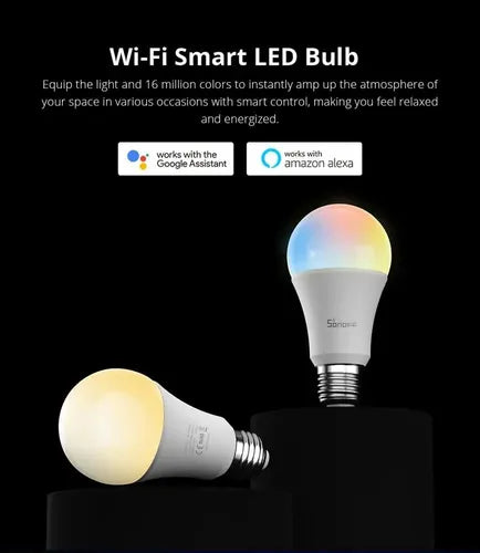 Ampolleta LED Inteligente Sonoff Wi-Fi E27 Blanca - imagen 6