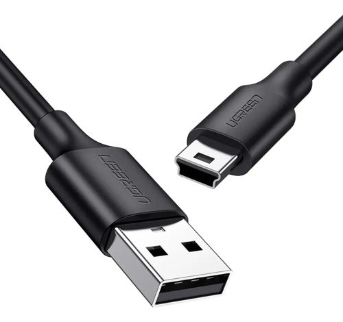 Cable 2.0 5pin Mini-usb/usb-a M/m 2m Negro Ugreen Us132 Negro