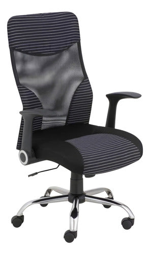 Silla Oficina Escritorio Ergonomica Ejecutiva Color Negro