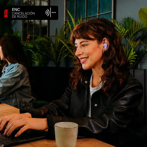 Audifonos Bluetooth Inalambricos Blik Air500 Lila - imagen 3