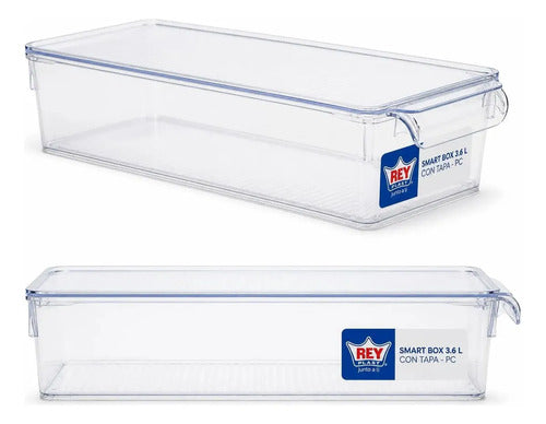 Smart Box 3.6 L con Tapa Transparente Reyplast - imagen 2