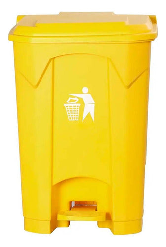 Contenedor Basurero Papelera Pedal 30 Litros Colores