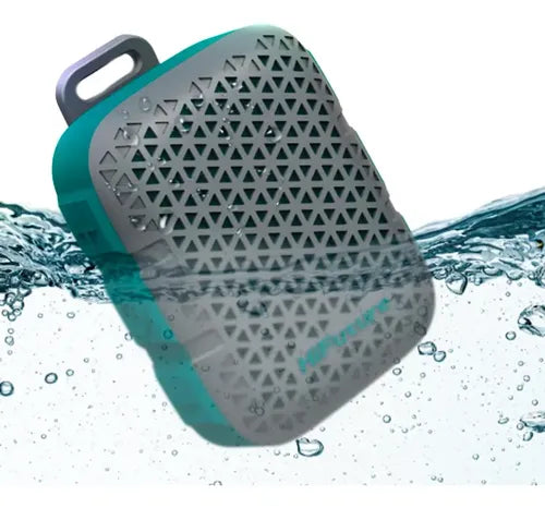 Parlante Inalámbrico Portátil Hifuture Pocket S C/clip Gris Verde Claro
